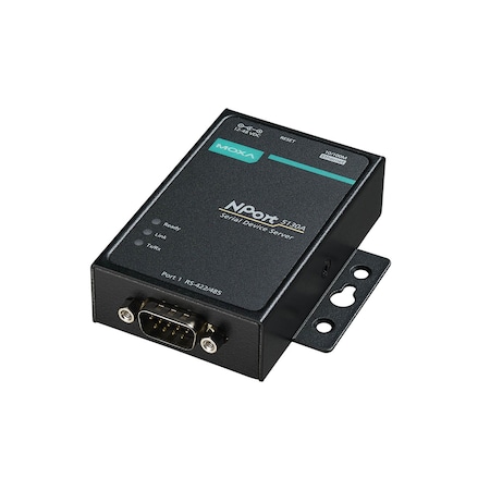 Moxa 1Port Device Server, 10/100M Eth., Rs-422/485, Db9 Male, 0.5Kv, Nport 5130A NPort 5130A